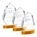 Norwood Amber on Alberton Base Crystal Award