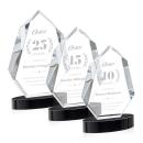 Norwood Black on Alberton Base Crystal Award