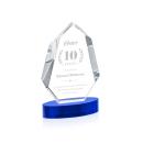 Norwood Blue on Alberton Base Crystal Award