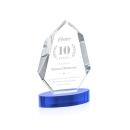 Norwood Sky Blue on Alberton Base Crystal Award