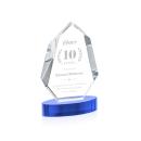 Norwood Sky Blue on Alberton Base Crystal Award