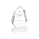 Norwood White on Alberton Base Crystal Award