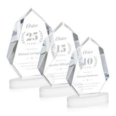 Norwood White on Alberton Base Crystal Award - Newest Additions