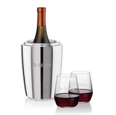 Pescara Wine Cooler & Germain Stemless Wine Set - Corporate Awards
