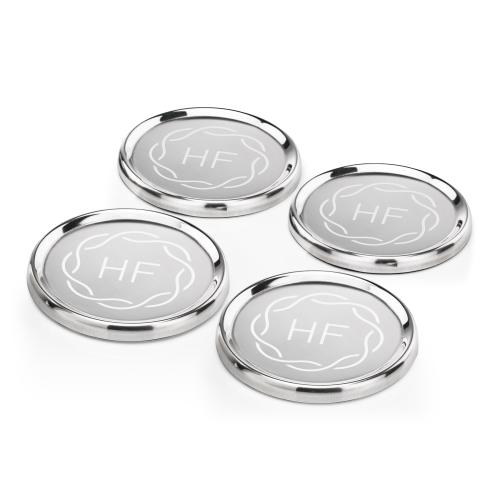 Corporate Recognition Gifts - Desk Accessories - Baldoni Coasters - Set of 4 (No Holder)