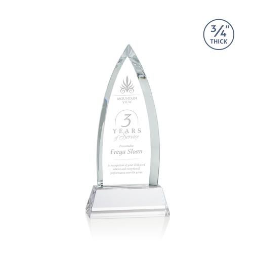 Corporate Awards - Crystal Awards - Shildon Clear on Newhaven Crystal Award