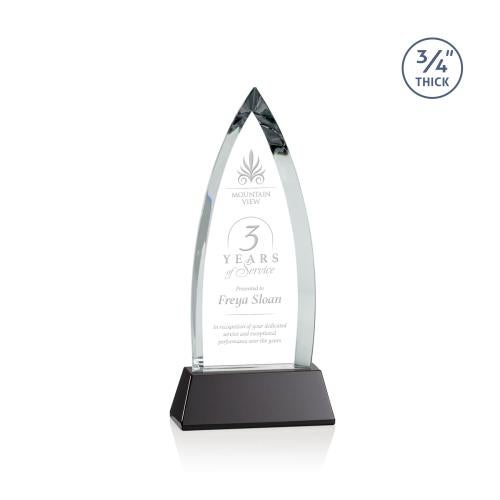 Corporate Awards - Crystal Awards - Shildon Black on Newhaven Crystal Award