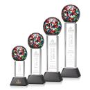 Fantasia Black on Stowe Base Spheres Glass Award