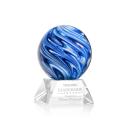 Naples Clear on Sheffield Base Spheres Glass Award
