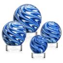 Naples Clear on Stanrich Base Spheres Glass Award