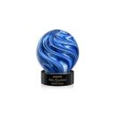 Naples Black on Stanrich Base Spheres Glass Award