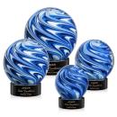 Naples Black on Stanrich Base Spheres Glass Award