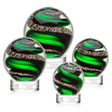 Zodiac Clear on Stanrich Base Spheres Glass Award - Newest Additions