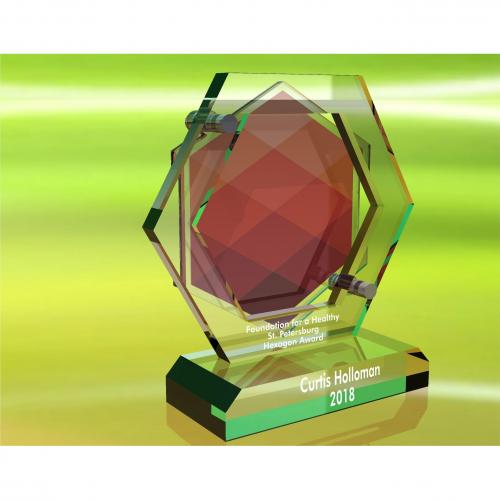 Featured - Custom Acrylic Awards Gallery - FHSA Award