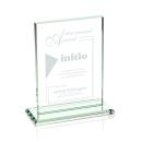 Emperor Jade (Vert) Rectangle Glass Award