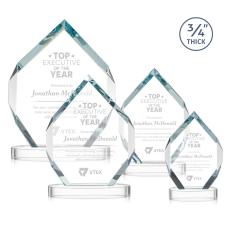Royal Diamond Starfire on Alberton Base Crystal Award - Newest Additions