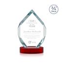 Royal Diamond Red on Alberton Base Crystal Award