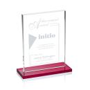 Emperor Red (Vert) Rectangle Crystal Award