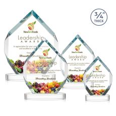 Royal Diamond Full Color Starfire on Alberton Base Crystal Award - Newest Additions