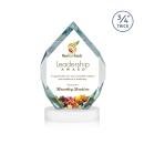 Royal Diamond Full Color White on Alberton Base Crystal Award