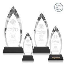 Fortier Black on Entwhistle Base Arch & Crescent Crystal Award - Newest Additions