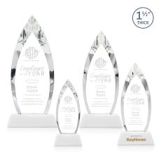 Fortier White on Entwhistle Base Peak Crystal Award - Crystal Awards