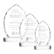 Wilton Clear on Alberton Base Arch & Crescent Crystal Award - Newest Additions