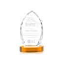 Wilton Amber on Alberton Base Arch & Crescent Crystal Award