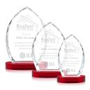 Wilton Red on Alberton Base Peak Crystal Award