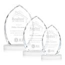 Wilton White on Alberton Base Arch & Crescent Crystal Award