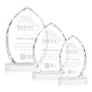 Wilton White on Alberton Base Arch & Crescent Crystal Award