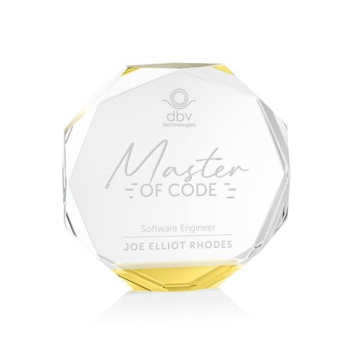 Corporate Awards - Crystal Awards - Acadian Gold Crystal Award