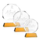 Acadian Amber on Newhaven Base Crystal Award