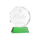 Acadian Green on Newhaven Base Crystal Award