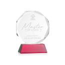 Acadian Red on Newhaven Base Crystal Award