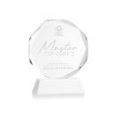 Acadian White on Newhaven Base Crystal Award