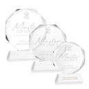 Acadian White on Newhaven Base Crystal Award