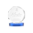 Acadian Sky Blue on Alberton Base Crystal Award