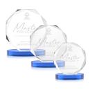 Acadian Sky Blue on Alberton Base Crystal Award