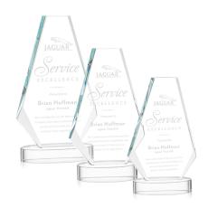 Kingsley Clear on Alberton Base Crystal Award - Newest Additions