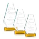 Kingsley Amber on Alberton Base Crystal Award