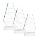 Kingsley White on Alberton Base Crystal Award