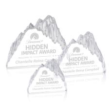 Glacier Iceberg Peak Crystal Award - Corporate Awards