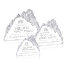Glacier Iceberg Peak Crystal Award - Sales Awards