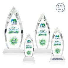 Fortier Full Color Clear on Entwhistle Base Arch & Crescent Crystal Award - Newest Additions