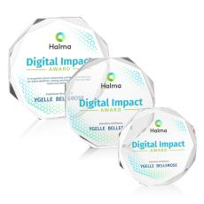 Acadian Full Color Clear Crystal Award - Award Shapes