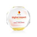 Acadian Full Color Gold Crystal Award