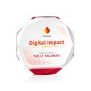 Acadian Full Color Red Crystal Award