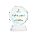 Acadian Full Color Clear on Newhaven Base Crystal Award