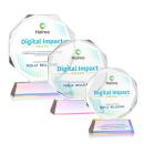 Acadian Full Color Prismatic on Newhaven Base Crystal Award